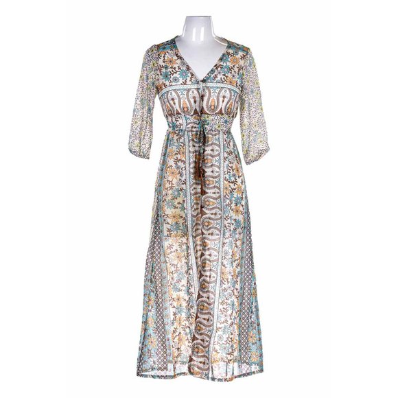 Boho Beach Cover Up SM Multi - Picture 1 of 2